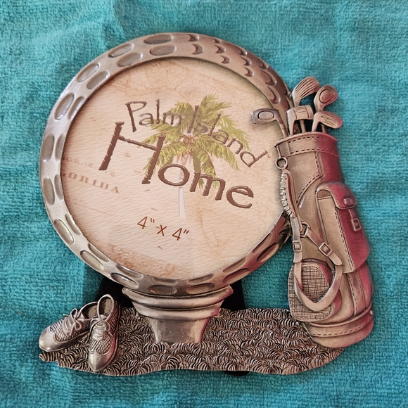 Golfer metal picture frames - Picture 4 of 9